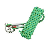 Cuerda de seguridad para escalada, 10 mm x 30 m de grosor, poliéster resistente al desgaste, línea de seguridad de trabajo al aire libre de alta resistencia para limpieza de paredes exteriores y