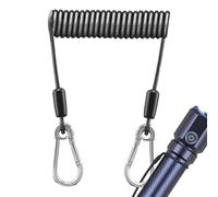 Cuerda De Seguridad Para : Nunca Más Pierdas Tu Equipo | Cuerda De Resorte Anticaída De Alambre De Acero Engrosado Con Gancho Para Llaves De Alta Resistencia | Pescadores, Navegantes, Excursionis