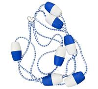 Cuerda de Seguridad para Piscina, Cuerda Multiusos de Alta Visibilidad, Juego de marcadores de Carril de Superficie de 5 Metros, separadores de límites de Curso de natación, ABS Resistente a