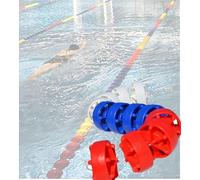 Cuerda de seguridad para piscina de 25 m, divisor hexagonal duradero para piscinas enterradas y sobre el suelo, ideal para natación en aguas poco profundas y entrenamiento de seguridad