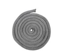 Cuerda de sellado de fibra de vidrio para estufa, color negro | Esta cuerda de fibra de vidrio proporciona un sellado seguro para puertas de estufa para evitar que el calor y el humo se