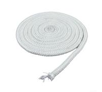 Cuerda de sellado de fibra de vidrio resistente al calor para chimeneas y estufas, junta ignífuga para proporcionar un sellado hermético y reducir los riesgos de incendio (20 mm x 2,5 m)