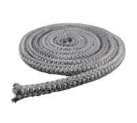 Cuerda de sellado de puerta de estufa de fibra de vidrio negra de 10 mm para quemador de leña, estufa de pellets, chimenea, caldera u horno industrial, cable de junta de repuesto resistente al calor