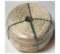 Cuerda de sisal para árbol rascador para gatos DIY arañar columna rascador | Cuerda de sisal natural para decoración, jardinería, árbol rascador para gatos, hecho de fibras de sisal naturales