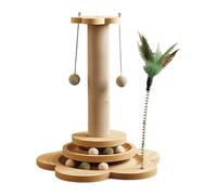 Cuerda de sisal para gatitos después de arañazos con varios juguetes para rastro de gato para juguete proteger sus muebles Sisal Scratch Post