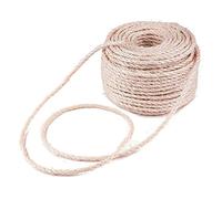 Cuerda de sisal para gatos, cuerda de sisal natural para rascar el árbol del poste de repuesto, cuerda para reparar, recuperar o rascar, accesorios para el hogar, 4 mm/6 mm de diámetro