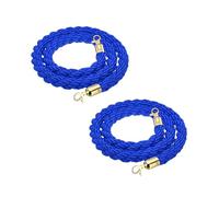 Cuerda de soporte de 5 pies con ganchos, cable de gestión de colas premium para control de multitudes, diseño elegante para eventos, sistema de línea de hotel, duradero y elegante, ideal para grandes