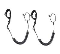 Cuerda De Surf Negra, Cuerda De Surf Elástica, Correa para Tabla De Surf, Cuerda para Pie De Tabla De Surf, Accesorios De Surf, 2 Uds.