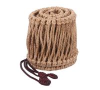 Cuerda de tambor de acero trenzada envuelta en cuerda de ratán hecha a mano, accesorios de mano