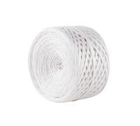 Cuerda de tejer de tela de 32, 8 yardas, 100 g, tiras de tejido de color metálico para mantas, bolso, artesanía de ganchillo hecha a mano, cómoda manta de lana