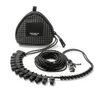 Cuerda de Tendedero para Exteriores,Reflectante y Resistente al Clima con Almacenamiento | Tendedero De Viaje Para Habitación De Hotel | para Camping Senderismo Mochilero Viaje Exterior Interior Hogar