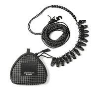 Cuerda de Tendedero para Exteriores | Reflectante y Resistente al Clima con Almacenamiento - Tendedero Portátil para Ropa - para Camping Senderismo Mochilero Supervivencia Interior Exterior Hogar