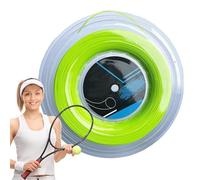Cuerda de tenis, juegos de pelota de líneas elásticas, multifuncional, 200 m, suave, 9.06 x 9.06 x 1.57 pulgadas, cuerda de raqueta amigable con los brazos, portátil de alto rendimiento para práctica