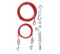 Cuerda de tensión con correa de 15 m roja