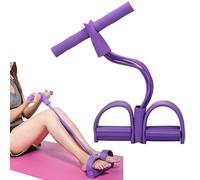 Cuerda de tensión de pedal de 6 tubos, 21 bandas de resistencia de fitness, bandas de mango de yoga, ejercitador, cuerda de tracción multifuncional, equipo de fitness para brazo, abdominal, cintura