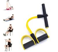 Cuerda de tensión Multifuncional, Equipo de Entrenamiento de Abdominales, 21 Bandas de Resistencia para Fitness, Extractor de Tobillo con Pedal de 4 Tubos, Banda de Resistencia para Pedal con asa, CU