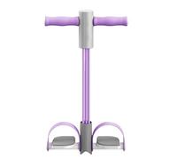 Cuerda de tensión para fitness, extractor de pedales ABS, cuerda de 6 tubos, herramienta multifuncional de culturismo, ligera de 300 g, equipo de entrenamiento ideal para abdominales, banda de