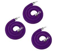 Cuerda de terciopelo para control de multitudes, cuerda retráctil con ganchos, cuerdas de barrera de alta calidad para planificación de eventos, divisores de línea de cola de terciopelo rojo y