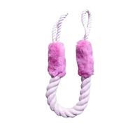 Cuerda de tope de puerta de algodón de poliéster suave para niños y mascotas, 60 cm de largo, evita lesiones en los dedos, tope de puerta multifuncional