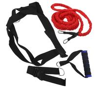 Cuerda de Tracción de Entrenamiento Doble, Látex, 3 Metros Algodón PP | Resistencia para Intervalos Intensos, Movimientos Laterales y Agilidad, Uso Exterior, Trineo y Grupos Color Aleatorio