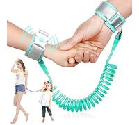 Cuerda de tracción de muñeca para niños con cierre de llave, arnés de seguridad para bebé, correa de muñeca para caminar al bebé, para actividades al aire libre, viajes y compras, 2 m verde verde