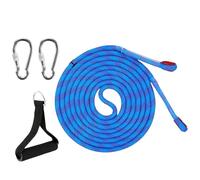 Cuerda de tracción de Trineo | 4 m con Ajustable Reforzada | Cinturón de Entrenamiento de tracción para Trineo con asa, para Triciclo pequeños Barcos vehículo Invierno al Aire Fitness