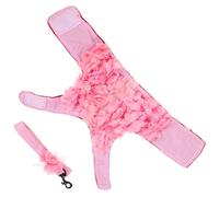 Cuerda de Tracción para Perros de Tela Transpirable Flores 3D Rosa