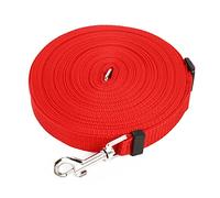 Cuerda de Tracción para Perros Grandes, Diseño de Hebilla de Agarre Manual, Correa de Entrenamiento Al Aire Libre, 32.8 Pies () (Rojo)