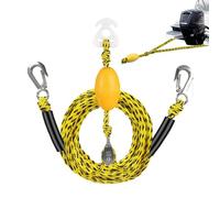 Cuerda de tracción para tractada - Cable de tracción que soporta hasta 4 personas | Cuerda para tractada con gancho y polea giratoria 360°par, barra flotante inflable kayak, esquí
