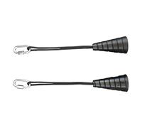Cuerda de tríceps - Bíceps y tríceps cónicos en espiral, 2 cuerdas de gimnasio a presión | Accesorios para máquina de ejercicio, de polea, accesorio de cuerdas de gimnasio para barra recta