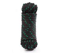 Cuerda de trinquete de polipropileno trenzado s lido de 1/2"" y 50 pies para trabajo pesado