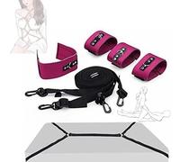 Cuerda de yoga de esponja suave para fijar muñecas y tobillos en la cama como accesorio deportivo en pareja b`ds-m