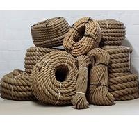 Cuerda de yute 35 mm/5 m, Rollo, Natural