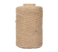 Cuerda de Yute de 300 m y 1 mm de diámetro, de una Sola hebra, para Manualidades, Envoltorio de Regalos y proyectos de decoración del hogar.