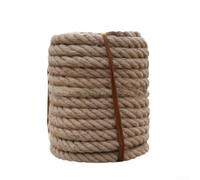 Cuerda de yute natural para cuerda de yute, cuerda de cáñamo hecha a mano, cuerdas de cáñamo para yute, manualidades de bricolaje, cuerda de escalada de gatos, cuerda de tira y afloja al aire libre
