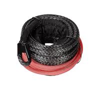 Cuerda del cabrestante Cuerda de cabrestante sintética de 12 mm x 25 m con funda protectora - Capacidad de 28600 LB for camiones, 4WD y vehículos todoterreno Accesorio de cabrestante Cable de remolque