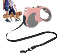 Cuerda deslizante para perro | Cuerda extensible para perro con luz | Cuerda de amarre para perro de 16 pies, cuerda para perro, correas de entrenamiento de retiro, freno y bloqueo de botón fácil,