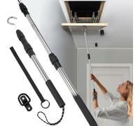 Cuerda desplegable para escalera de loft con gancho de metal,