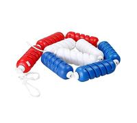 Cuerda divisora de carril de piscina con protección UV, flotador rojo de 10 m para bloqueo de ondas, línea de separación de seguridad, flotadores duraderos para una mejor experiencia de natación