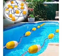 Cuerda divisora de piscina con bolas flotantes para líneas de carril y seguridad en carreras competitivas