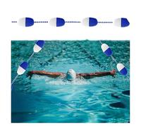 Cuerda divisora de seguridad para piscina, línea flotante de alta visibilidad para separación de agua y marcado de carril, mejora la gestión del área de natación
