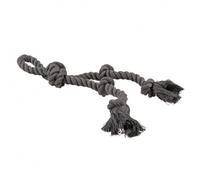 Cuerda ECO con 5 nudos y lazo para perro - Duvo Plus - Mediciones: 41 x 11 x 5 cm