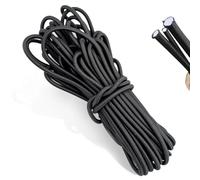 Cuerda Elástica 4mm 10m Cuerda de Goma, 10m x 4mm Cuerda Expansora, Elástico Cuerda de Lona, Correa elástica elástica para Carga y Seguridad de Objetos, para Remolques/Toldos