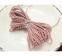 Cuerda elástica de 10 metros, cuerda de hilo elástico de 3mm para coser cintas para el pelo artesanales-rosa