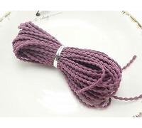 Cuerda elástica de 10 metros, cuerda de hilo elástico de 3mm para coser cintas para el pelo artesanales-púrpura