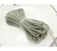 Cuerda elástica de 10 metros, hilo elástico de 3mm para coser cintas para el pelo, manualidades, verde claro