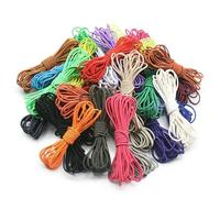 Cuerda elástica de 2,5 mm, banda elástica, cordón elástico, banda elástica, hilo elástico para accesorios de ropa, manualidades, hecho a mano, bricolaje, colores vari