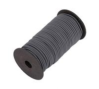 Cuerda elástica de 4 mm, color gris oscuro, 10 metros, cuerda elástica y duradera para kayaks, postes de tienda de campaña, mochilas, proyectos de manualidades, costura, canotaje, ciclismo y uso al