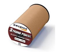 Cuerda elástica de 6 mm x 20 m, color caqui