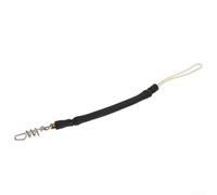 Cuerda elástica de fusil con bozal giratorio y clip a presión diseñado para cable de choque SPECTRA utiliza componentes de goma de látex fuerte y latón (C)
